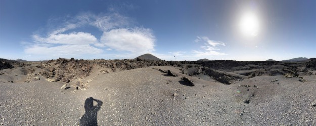 shooting an example HDR Sphere from Lanzarote